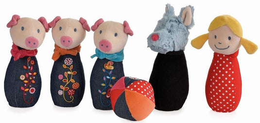 Bowlingset wolf 18 cm. 0+