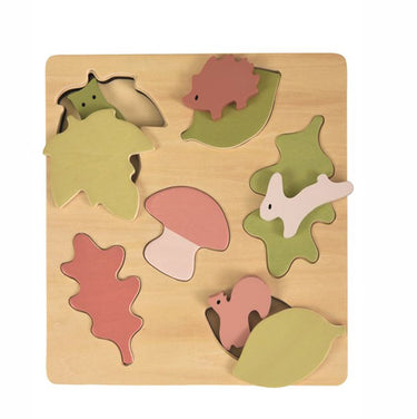 Egmont houten puzzel bos. 24x24 cm. 2+