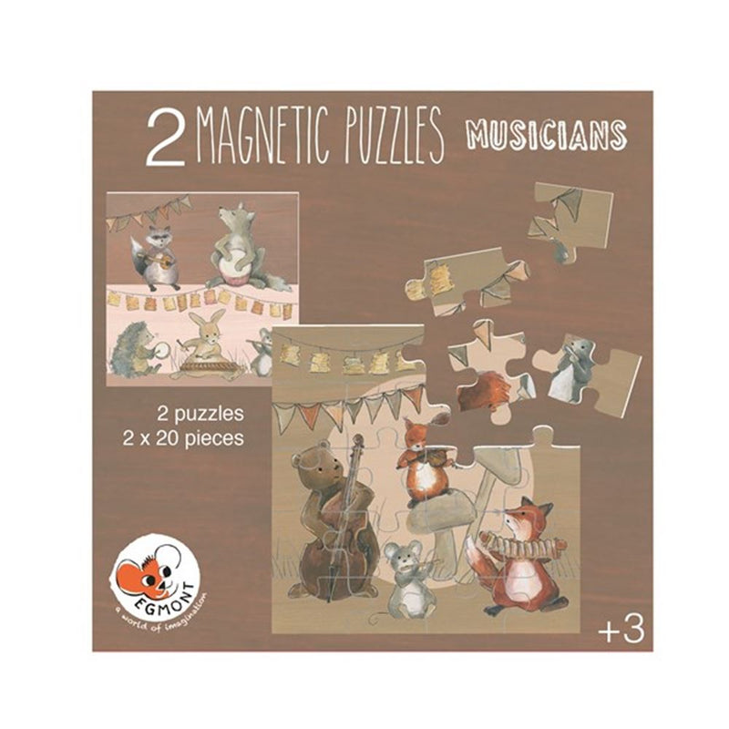Afbeelding laden in galerijviewer, Egmont magnetische puzzel muzikanten. 17
