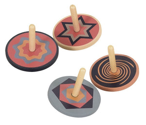 Egmont houten tol, 4 assortie. 24 stuks