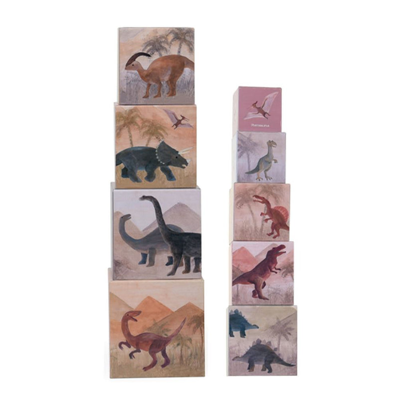 Afbeelding laden in galerijviewer, 1.2.3 dinosaurusstapelpiramide. fsc kart
