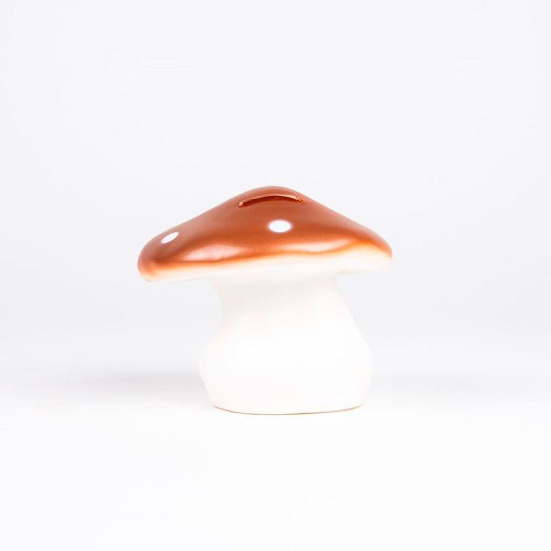 Afbeelding laden in galerijviewer, Egmont spaarpot paddenstoel koper. 11 cm

