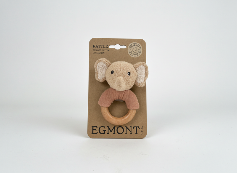 Afbeelding laden in galerijviewer, Egmont knuffel olifant ollie rammelaar.
