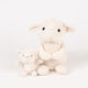 Egmont knuffel schaap met baby. 15x15x12