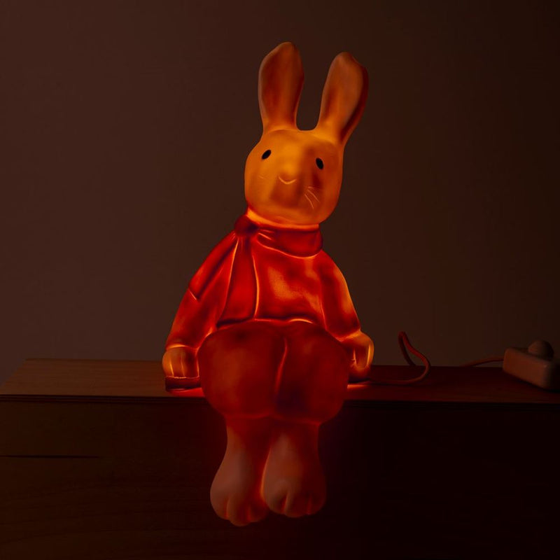 Afbeelding laden in galerijviewer, Egmont lamp lenny konijn rood+dimmer. 50
