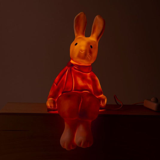 Egmont lamp lenny konijn rood+dimmer. 50