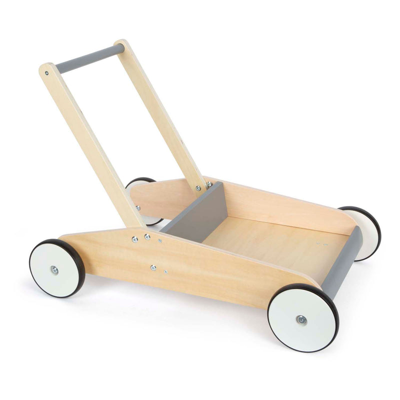 Afbeelding laden in galerijviewer, Small foot - houten loopwagen grijs
