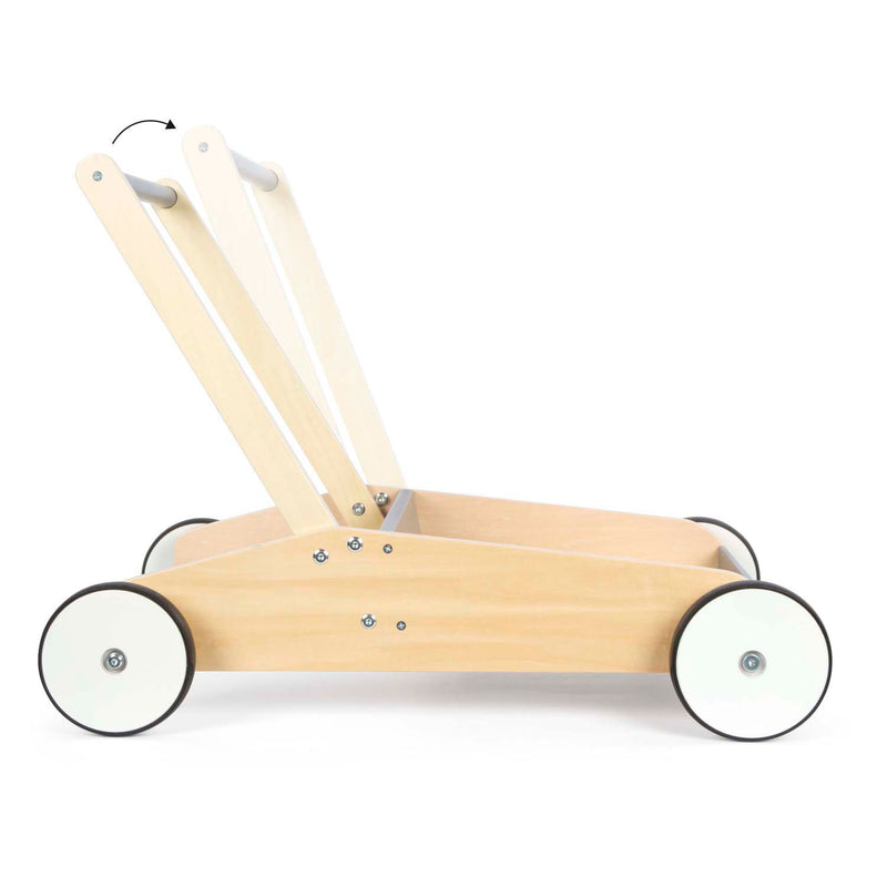 Afbeelding laden in galerijviewer, Small foot - houten loopwagen grijs
