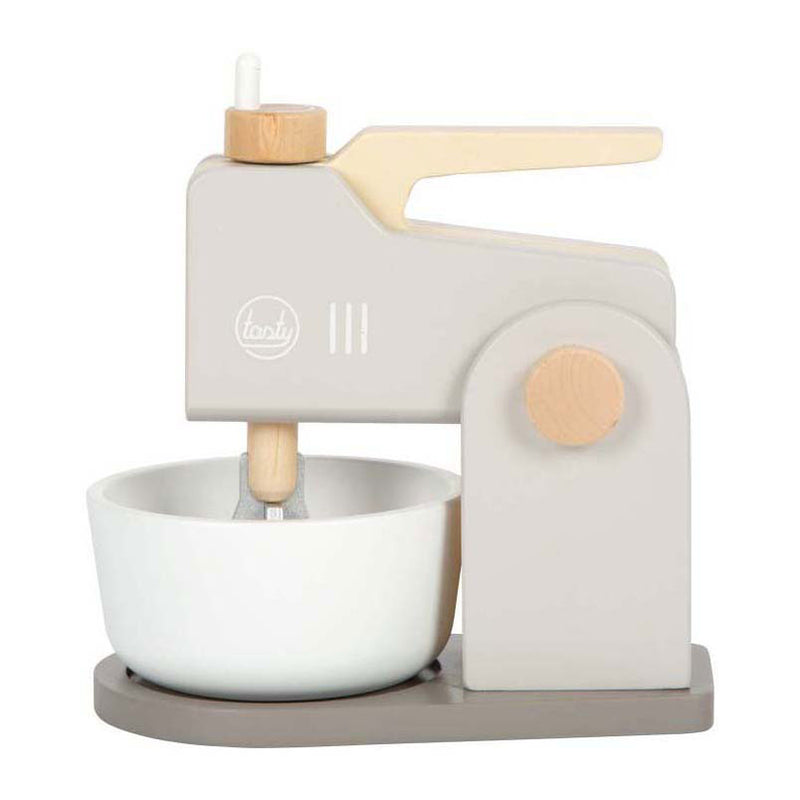 Afbeelding laden in galerijviewer, Small foot - houten mixer speelset grijs tasty
