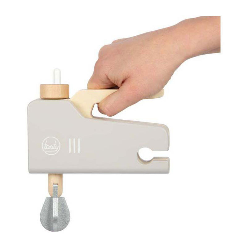 Afbeelding laden in galerijviewer, Small foot - houten mixer speelset grijs tasty
