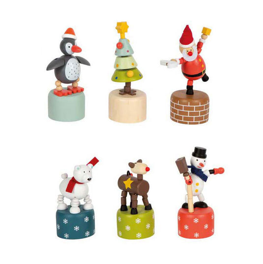 Small foot - display kerst- en winterdansfiguren, 12st.