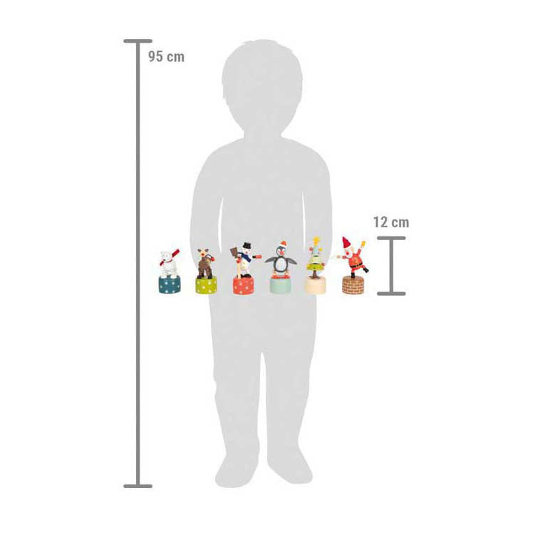 Afbeelding laden in galerijviewer, Small foot - display kerst- en winterdansfiguren, 12st.
