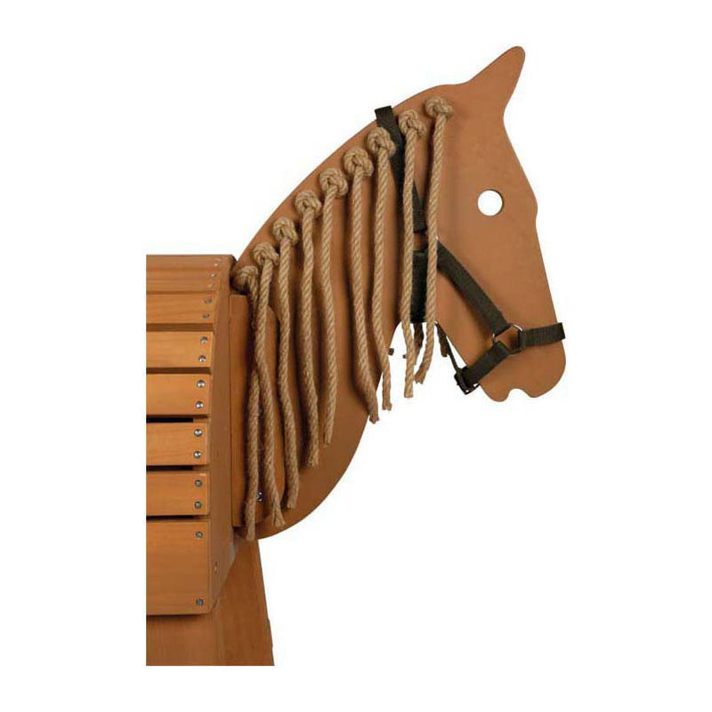 Afbeelding laden in galerijviewer, Small foot - houten paard bruin
