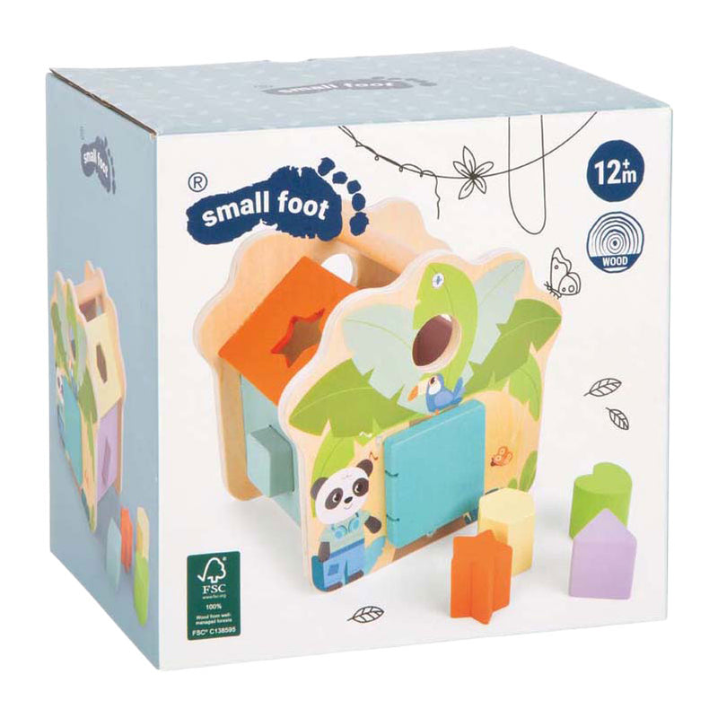 Afbeelding laden in galerijviewer, Small foot - houten vormenstoof jungle friends fsc
