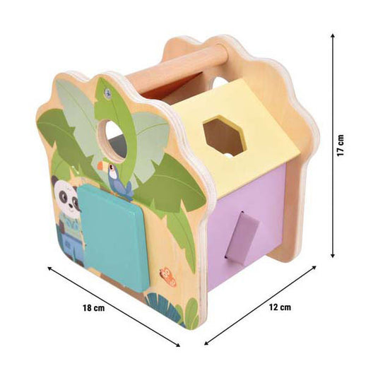 Small foot - houten vormenstoof jungle friends fsc