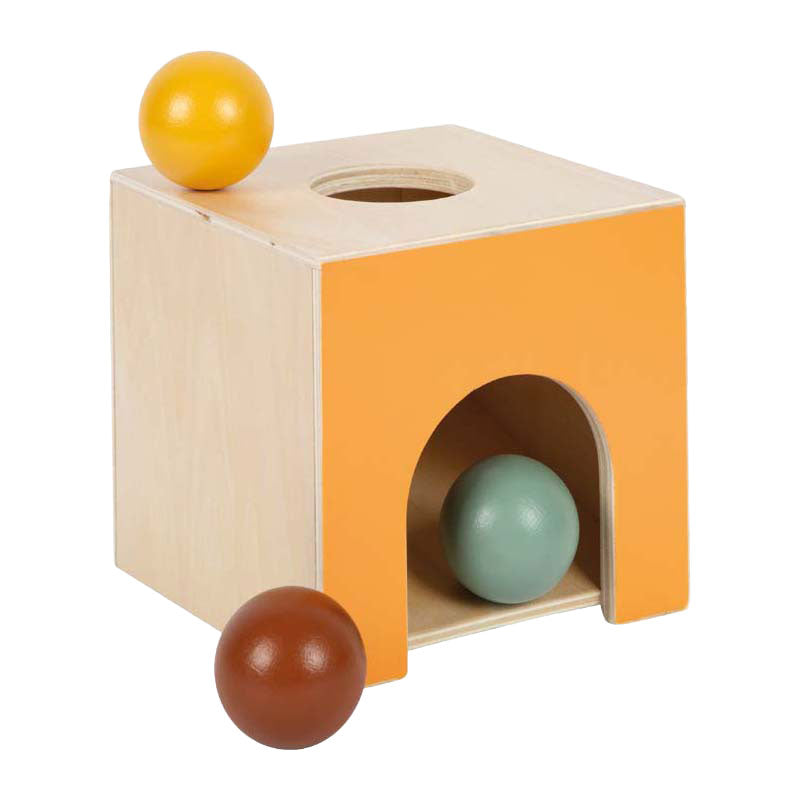 Afbeelding laden in galerijviewer, Small foot - houten montessori knikkerdoos fsc
