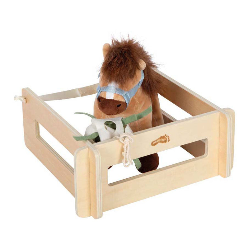 Afbeelding laden in galerijviewer, Small foot - speelset paard met stal en accessoires in tas
