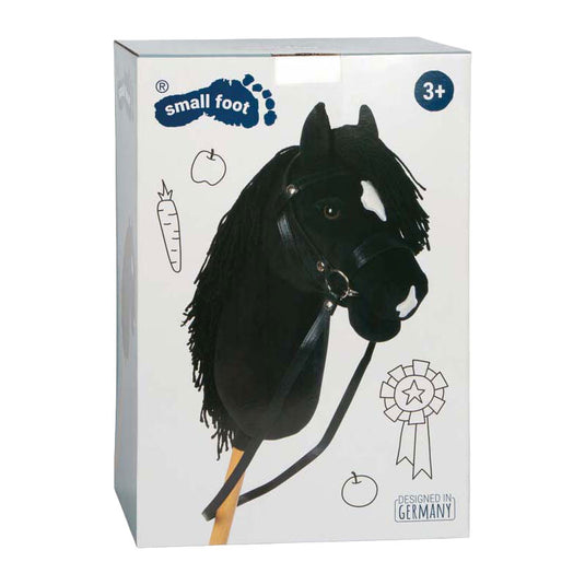 Small foot - stokpaard zwart eddie