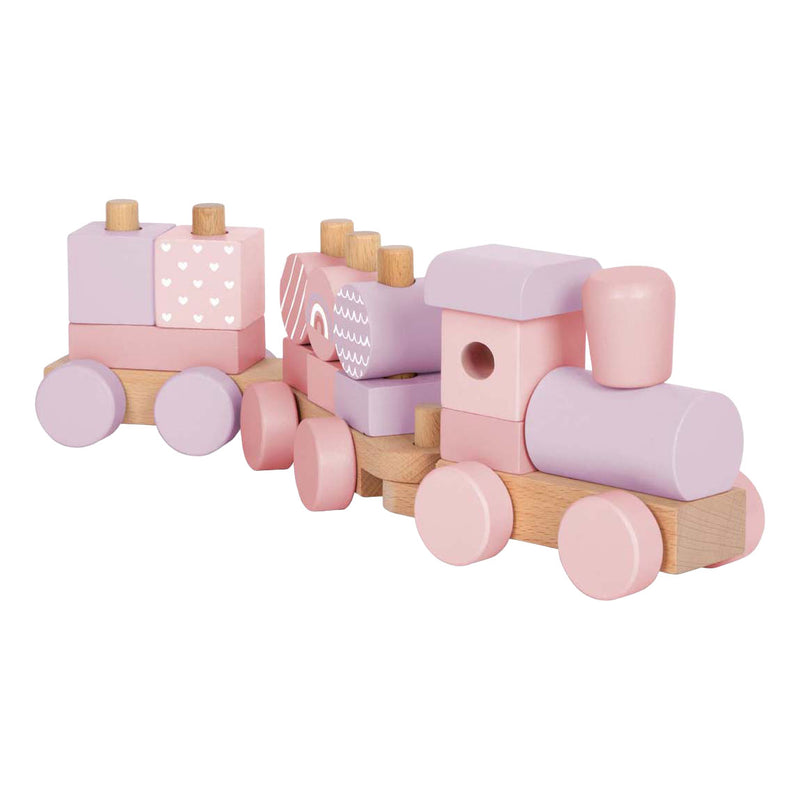 Afbeelding laden in galerijviewer, Small foot - houten trein roze
