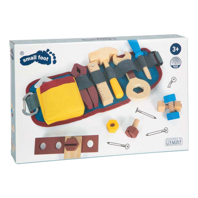 Afbeelding laden in galerijviewer, Small foot houten gereedschap met riem
