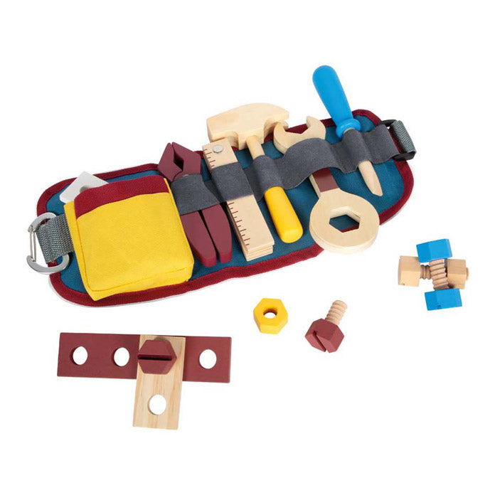 Afbeelding laden in galerijviewer, Small foot houten gereedschap met riem
