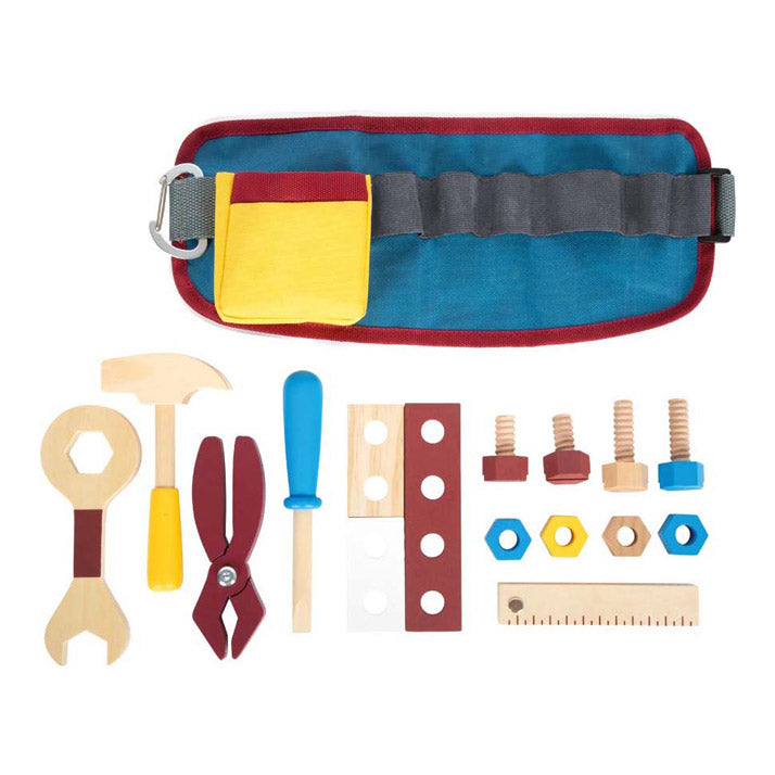 Afbeelding laden in galerijviewer, Small foot houten gereedschap met riem
