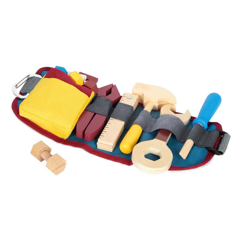 Afbeelding laden in galerijviewer, Small foot houten gereedschap met riem
