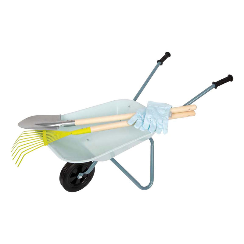 Afbeelding laden in galerijviewer, Small foot - tuingereedschap set met kruiwagen 5dlg.
