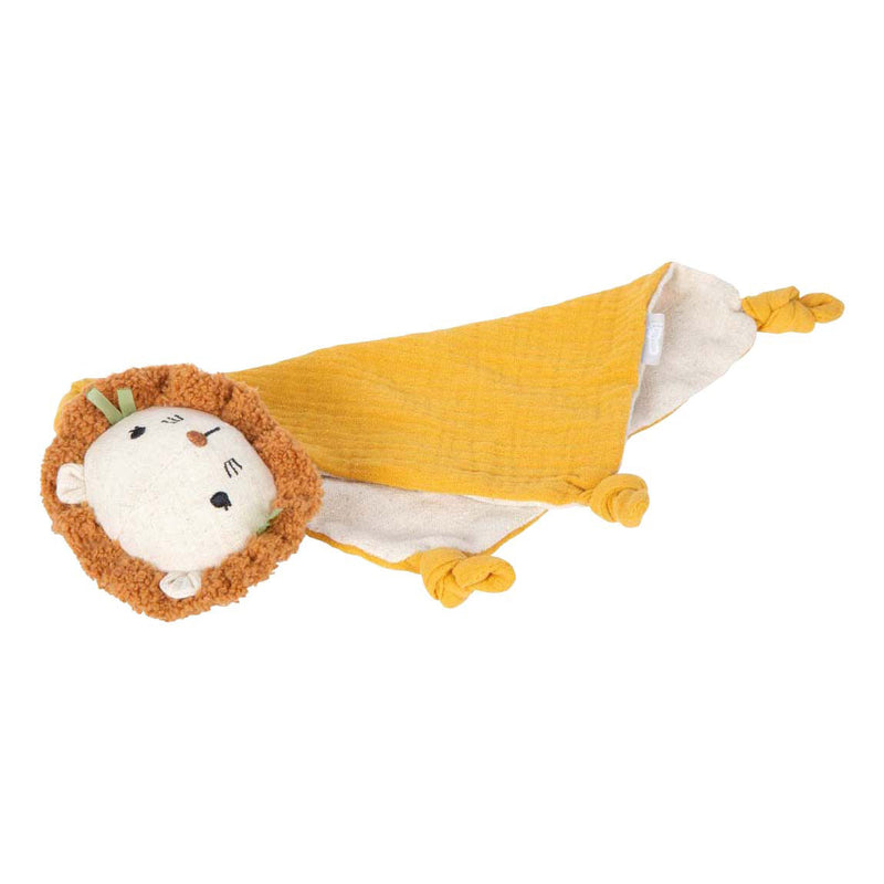 Afbeelding laden in galerijviewer, Small foot - stoffen knuffeldeken kleine leeuw

