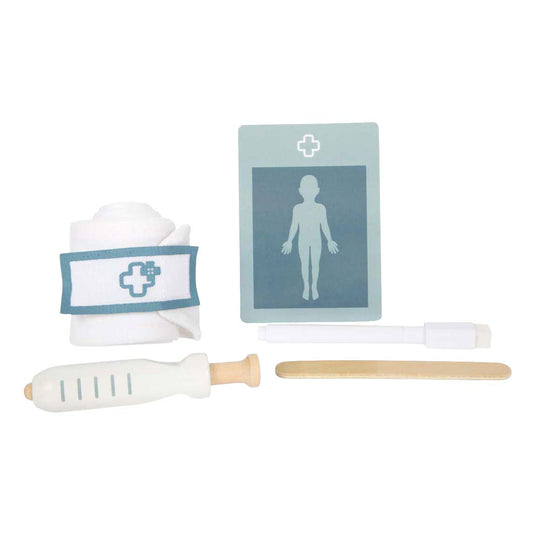 Small foot - dokterstas speelset salie groen - 8dlg.