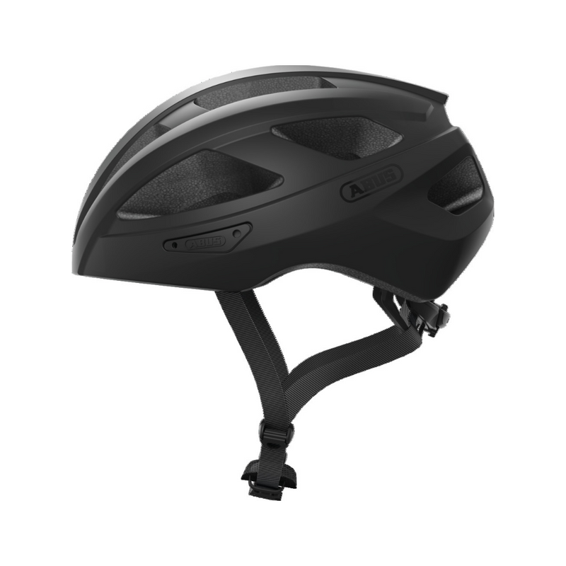 Afbeelding laden in galerijviewer, Abus helm MacatGoud shiny velvet Zwart L 58-62cm
