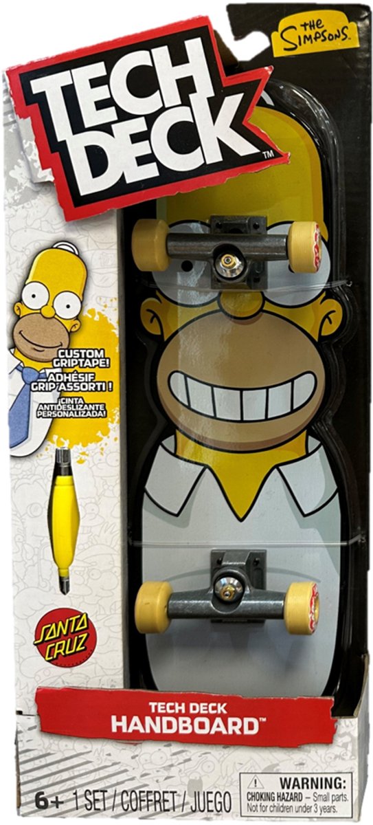 Afbeelding laden in galerijviewer, Tech deck , the simpsons handboard, authentieke miniskateboards (alleen voor gebruik met de hand)
