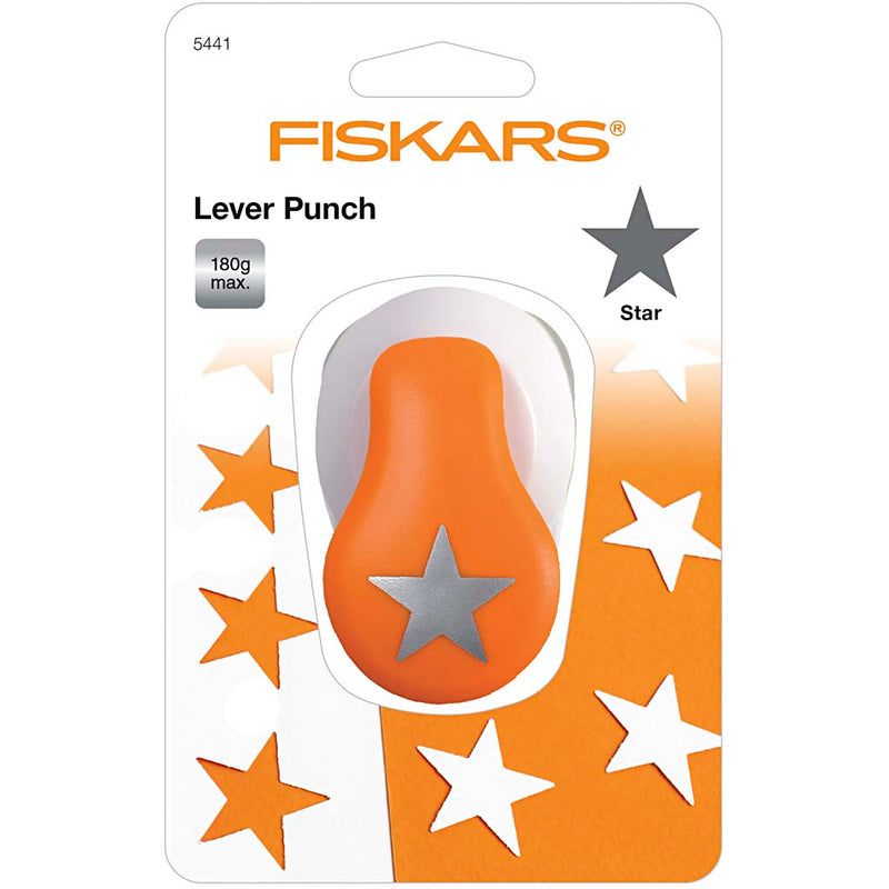 Afbeelding laden in galerijviewer, Creativ company https: www.cchobby.nl fiskars-lever-punch-ster-d-25-mm-afm-m-1-stuk
