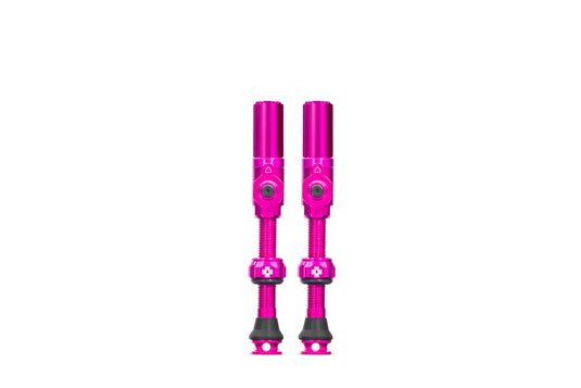 Muc-off tubeless ventiel big bore hybrid large pink auto schrã¤der ventiel 45mm