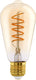 Eglo led lamp - e27 - ø 6,4 cm - st64 - amber - 2000k - dimbaar