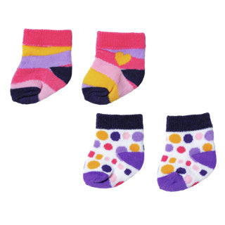 Afbeelding laden in galerijviewer, Baby born socks 2x 2 ass. 43cm | 2 stuks
