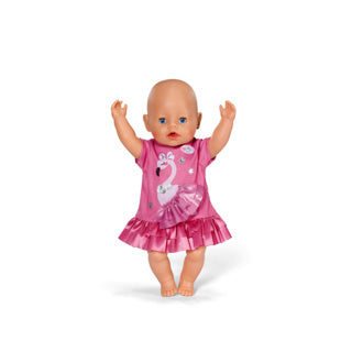 Afbeelding laden in galerijviewer, Baby born dress flamingo 43 cm | 2 stuks
