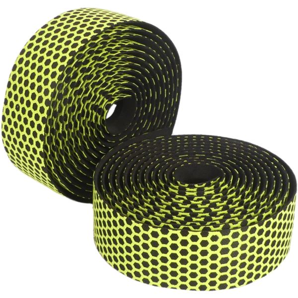 Afbeelding laden in galerijviewer, Edge stuurlint silicon anti-slip - geel (2 stuks in een doos)

