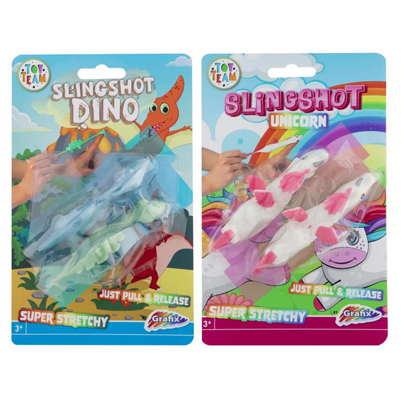 Afbeelding laden in galerijviewer, Grafix slingshot schieter unicorn of dino
