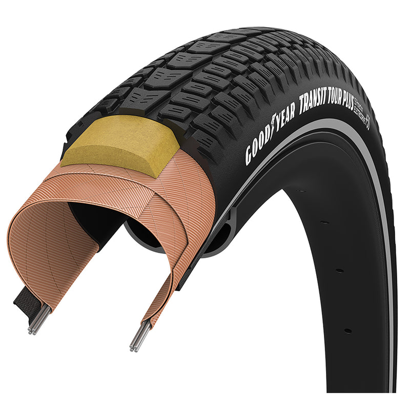 Afbeelding laden in galerijviewer, Goodyear transit tour plus tt clincher
