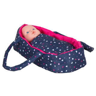 Afbeelding laden in galerijviewer, Basic 3in1 poppenwagen blauw roze

