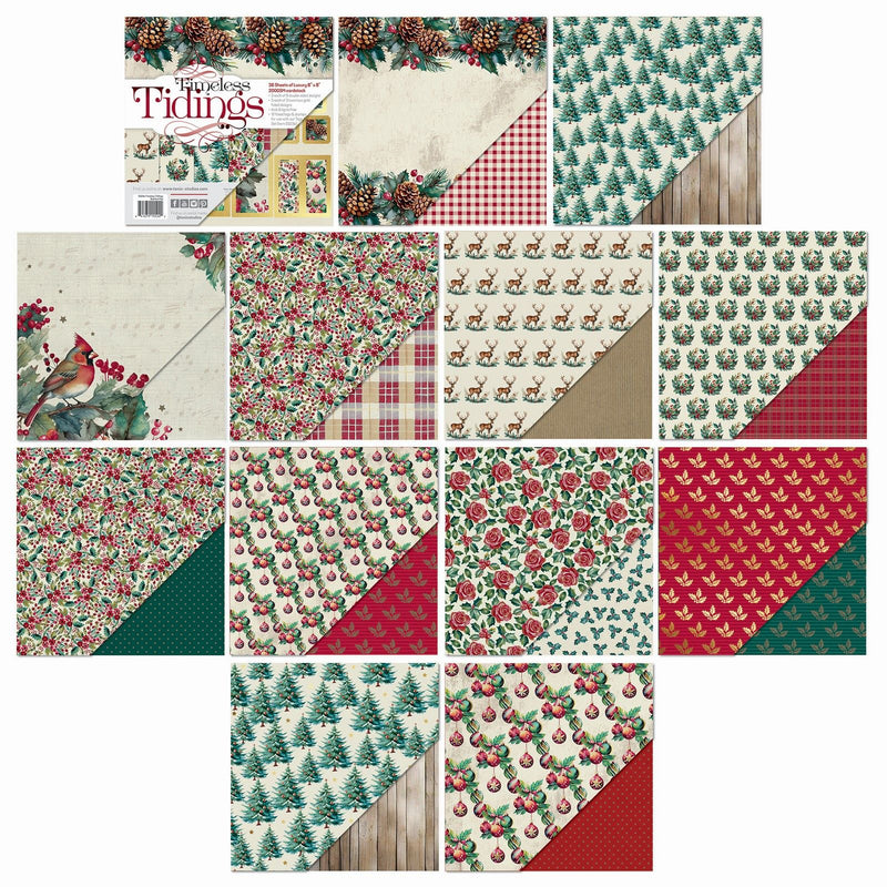 Afbeelding laden in galerijviewer, Tonic studios • timeless tidings 8x8 art pad
