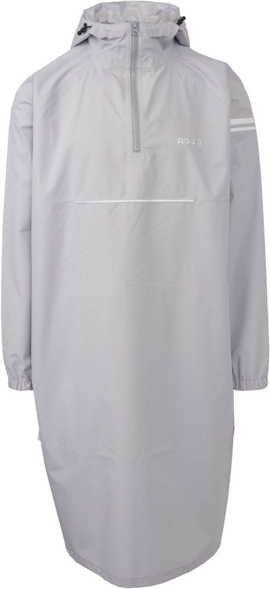 Agu regenponcho - langarm - unisex - waterdicht - winddicht - poray 5000 - reflecterend - gerecycled polyester - dusty lilac - m l