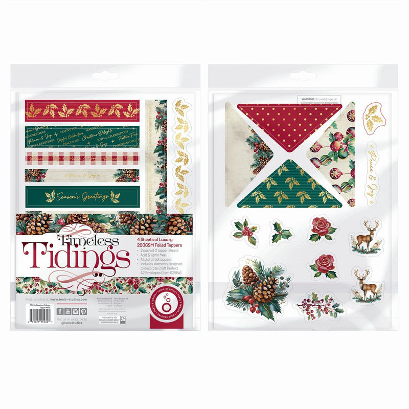 Afbeelding laden in galerijviewer, Tonic studios • timeless tidings topper set
