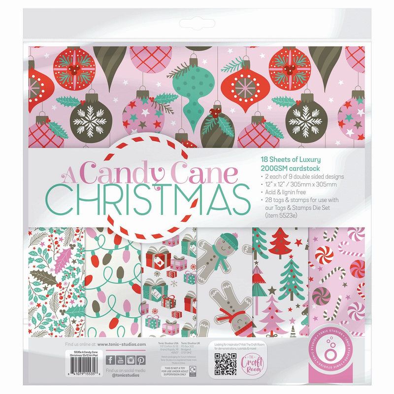Afbeelding laden in galerijviewer, Tonic studios • a candy cane christmas art pad 30,5x30,5cm

