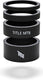 Title mtb headset spacer kit carbon 1 1 8