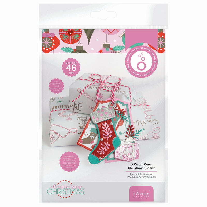Afbeelding laden in galerijviewer, Tonic studios • a candy cane christmas die set
