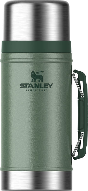 Stanley classic legendary food jar 0.94l - thermos lunchbox houdt 20 uur warm - deksel dient als kom - lekvrije voedselcontainer - bpa-vrij - vaatwasserbestendig - hammertone green