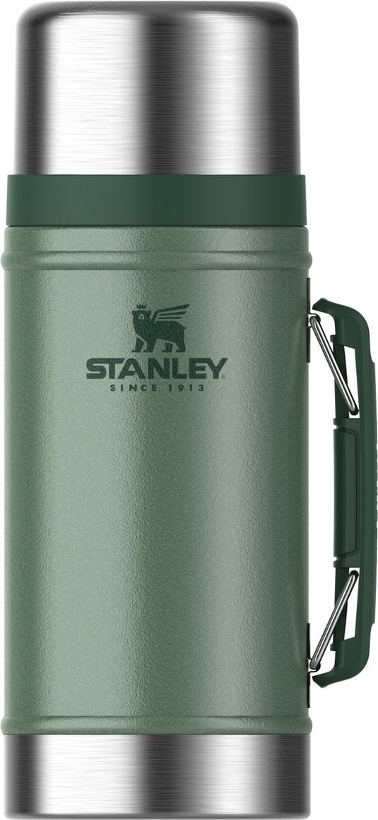 Stanley classic legendary food jar 0.94l - thermos lunchbox houdt 20 uur warm - deksel dient als kom - lekvrije voedselcontainer - bpa-vrij - vaatwasserbestendig - hammertone green