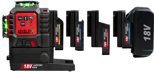 Levelfix x18va-mak smart adapter set 18v makita